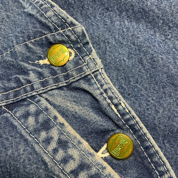 Vintage Big Smith bib overalls medium wash - Picture 4 of 7